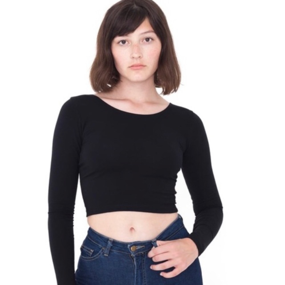 American Apparel | white crop top